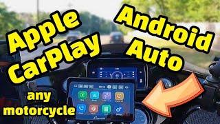 Adding Apple CarPlay and Android Auto unit to any Motorcycle!