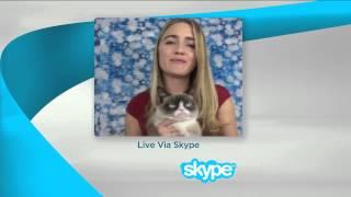 Grumpy Cat Life Size Plush with Shirt and Accessories with Carolyn Gracie
