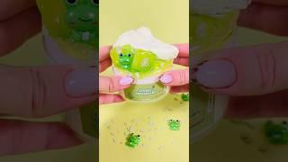 Cutest. Slime. EverMeet Froggy Cheesecake-a DIY slime that’s thick, glossy, and SO fun to mix! 