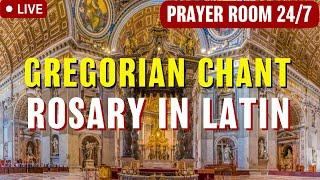  Gregorian Chant Rosary in Latin Prayer Room ︎ Sanctum Rosarium in Chant ︎ Latin Rosary