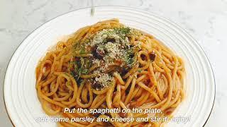 【DayDayCook】黑椒植物肉意粉 DayDayCook Plant-based Meat Spaghetti with Black Pepper Sauce