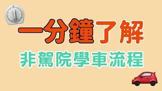 一分鐘了解非駕院學車流程 - 學車王