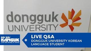 Live Q&A - Dongguk University Korean language student