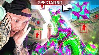 SPECTATING A HACKER WITH *UNRELEASED* IRIDESCENT CAMO IN REBIRTH ISLAND