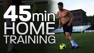 45 Minute Ball Mastery Workout for Soccer | Full Training to Improve at Home