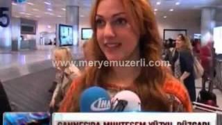 Meryem Uzerli (Meriem Userli) ve Halit Ergenc Cannes da