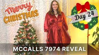 Mccalls 7974 Reveal // The Last Episode // Vlogmas Day 24 #sewvlogmas #littlereddressproject21