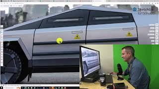 THREE: Sketchup Car Look again for side details (11/20 Wednesday)