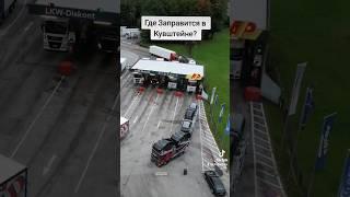 Граница Австрии и обязательная заправка #gordeev #trackdriver #дальнобойщик #автовоз