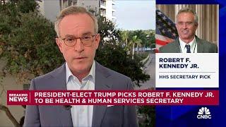 Robert F. Kennedy Jr. picked to be President-elect Trump's HHS Secretary