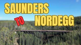 BEST ATV RAIL TRAIL - Saunders to Nordegg - Full Trail Time lapse #Nordegg Alberta ATV Trails