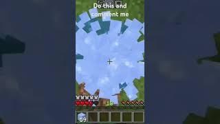 world hardest mlg do this and comment me#gaming #minecraft #shorts