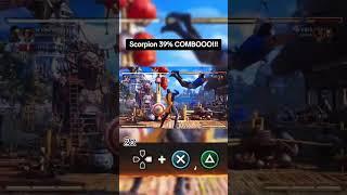 39% damage with Scorpion in Mortal Kombat 1!!!#mk1#scorpion #combo #fyp