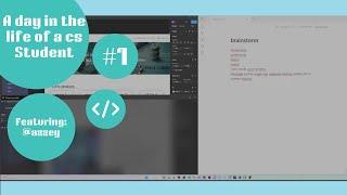 Azzey | A day in the life of a cs student | Intro video | #1