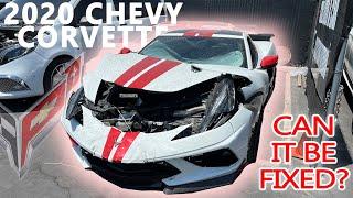 BOUGHT A WRECKED 2020 CHEVY CORVETTE – IS THIS EVEN REPAIRABLE?