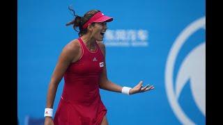 Garbine Muguruza vs Simona Halep Wuhan 2014 Highlights