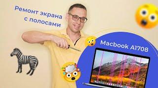 MacBook Pro 13" A1708, A1706, A1707 ремонт экрана с полосами ( так называемая проблема "dustgate")