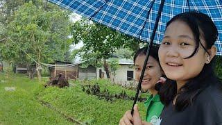 JNV Williamnagar is not possible without Umbrella. Date:16/06/2024