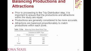 Lecture 02 Trip Generation and Trip Distribution