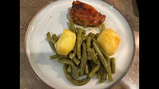 How to Make Perfect Baked Chicken, Green Beans, and Potatoes Every Time! #quickandeasymeals