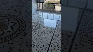 floor chips design/terrazzo floor design#design #shortvideo #shorts