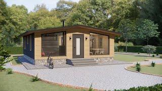 The Perfect 7.5x9m (25x30ft) Cabin – Minimalist, Cozy & Elegant!