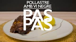 Recepta pas a pas: Pollastre amb vi negre