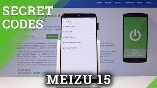 Secret Codes MEIZU 15 - Testing Menu / Device Info