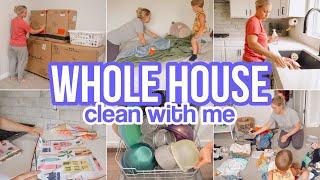 WHOLE HOUSE CLEAN WITH ME // CLEANING MOTIVATION // STAY AT HOME MOM MOTIVATION // BECKY MOSS