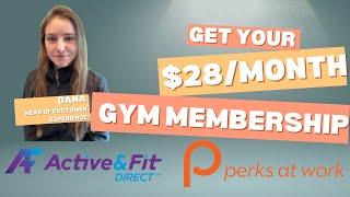 Save money on your gym membership with Active & Fit on Perks at Work