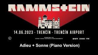 RAMMSTEIN - Adieu + Sonne /piano//live/, European Stadium Tour 2023, Trenčín Aiport, SK, 14.6.2023