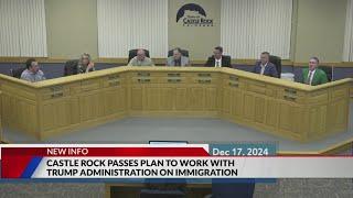 Castle Rock passes plan to support Trump on immigration