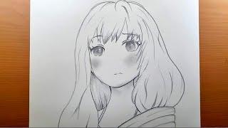 Comment dessiner une belle fille d'anime | Tutoriel de dessin d'anime étape par étape