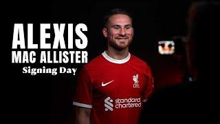 SIGNING DAY: Alexis Mac Allister's arrival at Liverpool | Behind-the-scenes VLOG