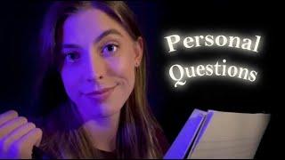 ASMR | 3+ HOURS of Asking You Personal Questions (Guaranteed to Fall Asleep)