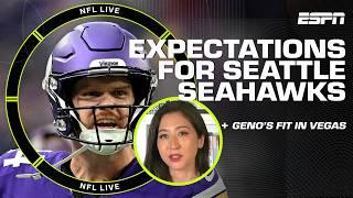 Seattle Seahawks' expectations with Sam Darnold + How Geno Smith fits in with the Raiders | NFL Live