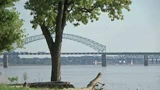 Mississippi River Visit in Memphis -- Land of Elvis Presley