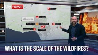 California wildfires: What is the scale of the fires?