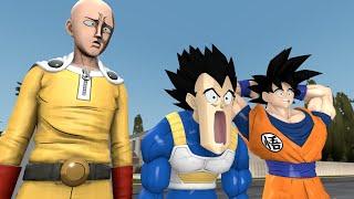 Vegeta Goku And Saitama Are "COOKED"