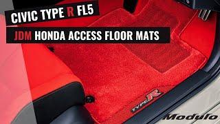 JDM HONDA ACCESS FLOOR MATS + TIP - FL5 CIVIC TYPE R