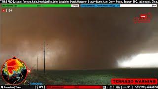 Intense Supercell/Tornado in West/Central Texas (5/29/25) - Live As It Happened