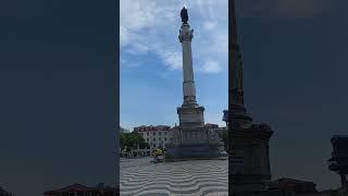 Rossio Square, Lisbon, Portugal. #travel #portugal  #lisbon