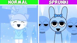 Incredibox Cool As Ice VS Sprunki Cool As Ice - Normal VS Horror Comparison