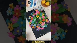 5 Minutes Craft Of Flowers  || #skdosefacts #5minutecrafts #craft #shorts