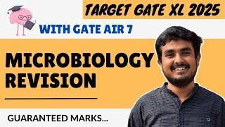 GATE 2025 || Microbiology Revision || GATE XL 2025: Crack GATE XL with AIR 7 Strategy || Gate Xl/BT