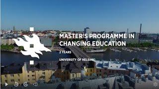 Master's programme in Changing Education | University of Helsinki