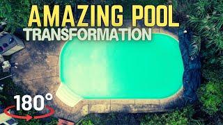 Amazing Transformation of Abandoned Swimming Pool