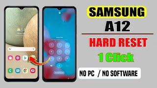 How to Hard Reset Samsung Galaxy A12 - Factory Data Reset Bypass Screen Lock ( Without Pc 2025 )