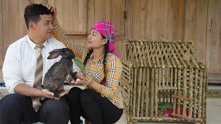 CEO Eric helps single mother Tien Tien build rabbit cage, together build a new life