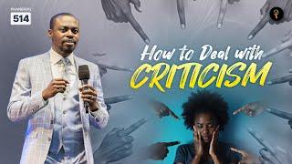 How To Deal With Criticism | Phaneroo Service 514 | Apostle Grace Lubega